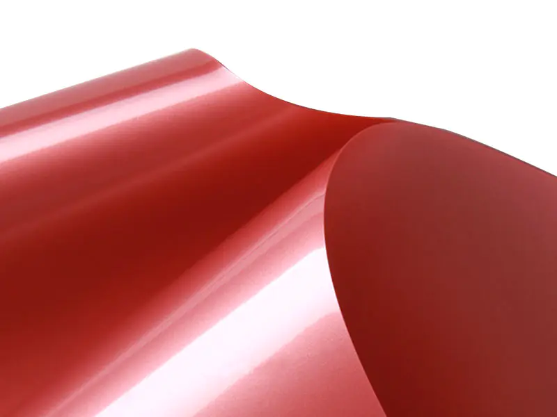 Rød PVC stretch loftsfilm-12